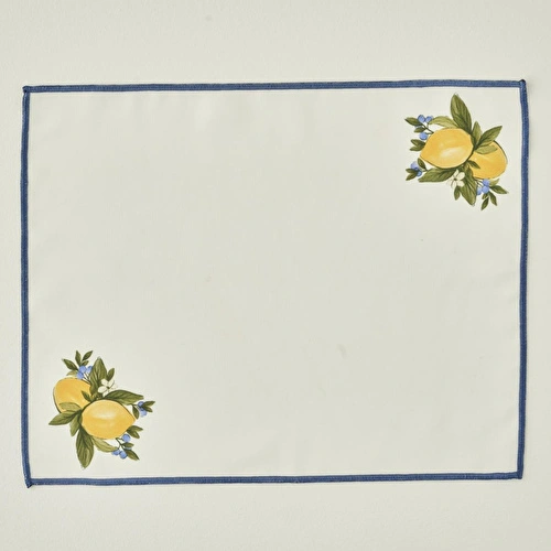 Bella Maison Lemoncello Pamuklu Amerikan Servis Sarı (35x45 Cm) Sarı
