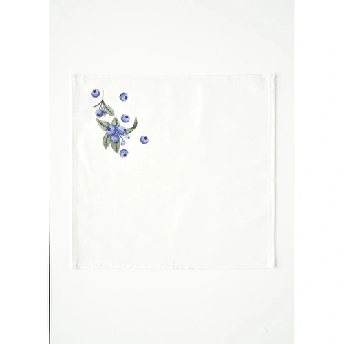 Bella Maison %100 Pamuk Blueberry Peçete (40x40 Cm) Çok Renkli