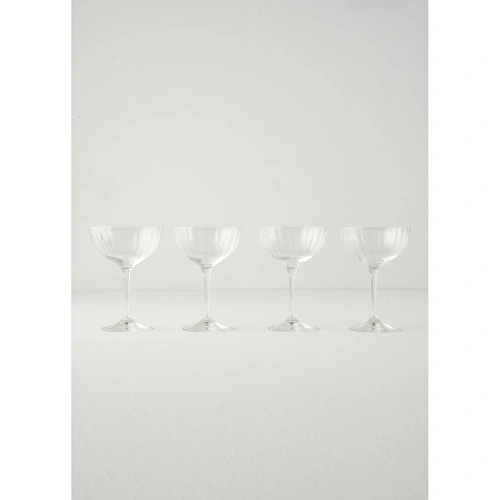 Bella Maison Columba Kristal 4'lü Cup Naturel (220 Cc)