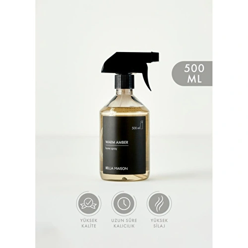 Bella Maison Warm Amber Oda Spreyi (500 Ml) Pembe