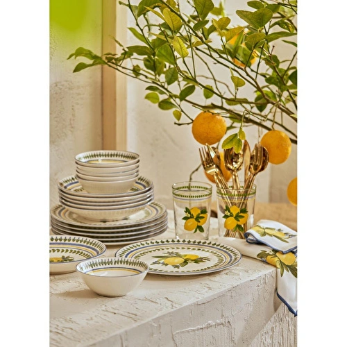 Bella Maison Lemoncello Porselen 48 Parça 12 Kişilik Yemek Takımı