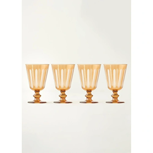 Bella Maison Royal Cup 4'lü Amber (280 Cc)