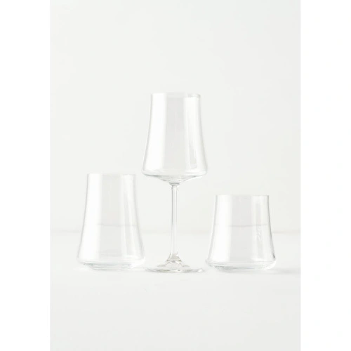 Bella Maison Shape Kristal Bardak-kadeh Seti 18'li Naturel