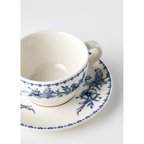 Bella Maison Bleu Blanc 2'li Çay Fincan Seti Mavi (270 Cc) Mavi