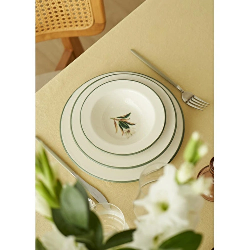 Bella Maison Garden Stoneware 12 Parça 4 Kişilik Yemek Takımı Mix
