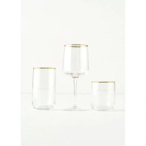 Bella Maison Premium Bardak-kadeh Set 18'li Gold
