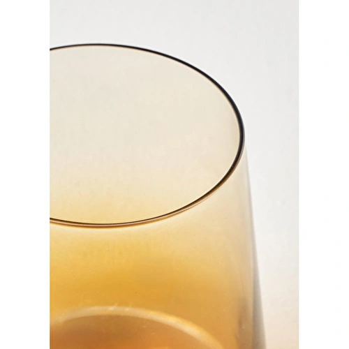 Bella Maison Lisa Cam Bardak Amber (380 Cc) Amber