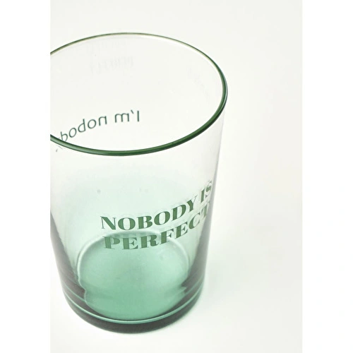 Bella Maison Nobody Is Perfect Meşrubat Bardağı Yeşil (510 Cc) Yeşil