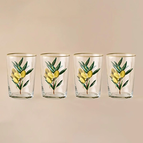 Bella Maison Olive Meşrubat Bardağı 4'lü Yeşil (510 Cc)