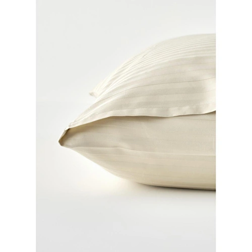 Bella Maison Premium Tencel King Size Saten Nevresim Seti Bej (240x220 Cm) Yeşil