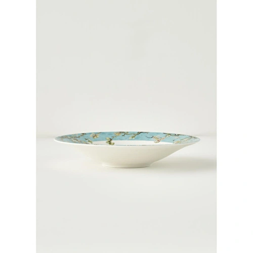 Bella Maison Van Gogh Almond Blossom Porselen Salata Kasesi Turkuaz (29 Cm) Mavi