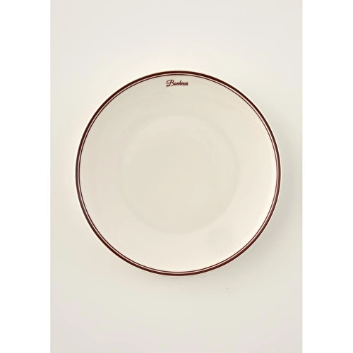 Bella Maison Bonheur Porselen Servis Tabağı Bordo (28 Cm) Bordo