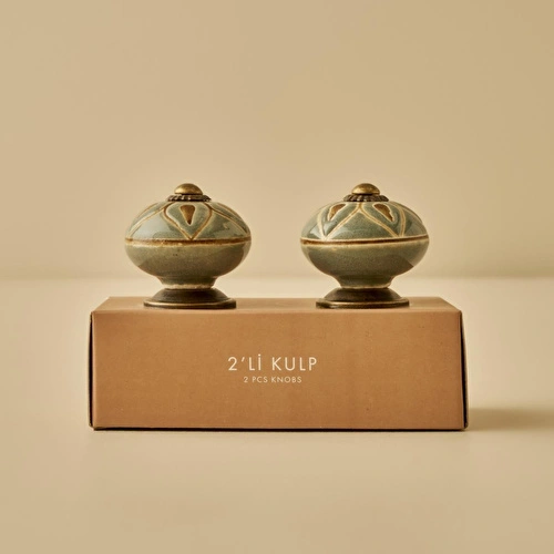 Bella Maison Sasha Kulp 4'lü Gri (6,5x4x4 Cm)