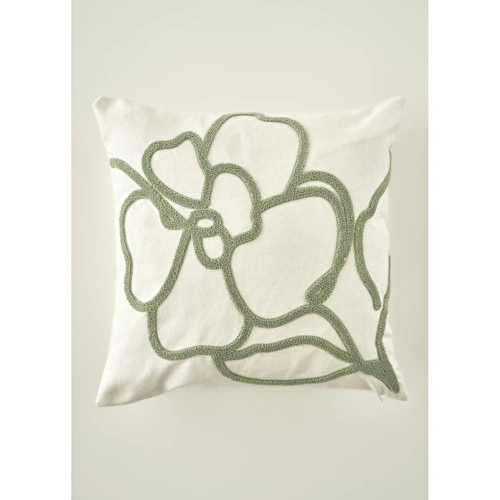 Bella Maison Grace Dekoratif Yastık Kılıfı Yeşil (43x43 Cm) Yeşil