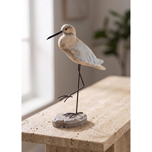 The Mia Retro Marin Coastal Deniz Kuşu Figürlü Obje 30 Cm