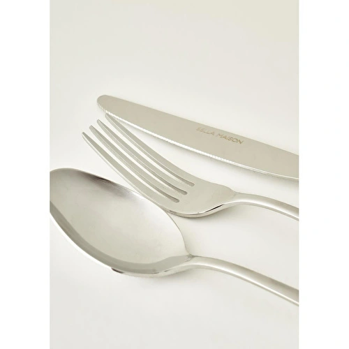 Bella Maison Roma 18 Parça Yemek Çatal Kaşık Bıçak Seti Silver