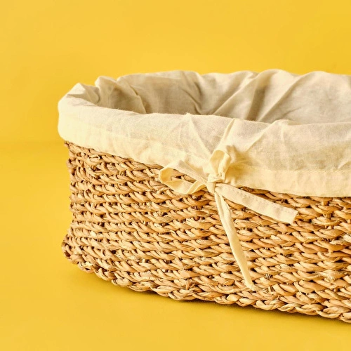 Bella Maison Diana Bezli Hasır Sepet Naturel (42x25 Cm) Naturel