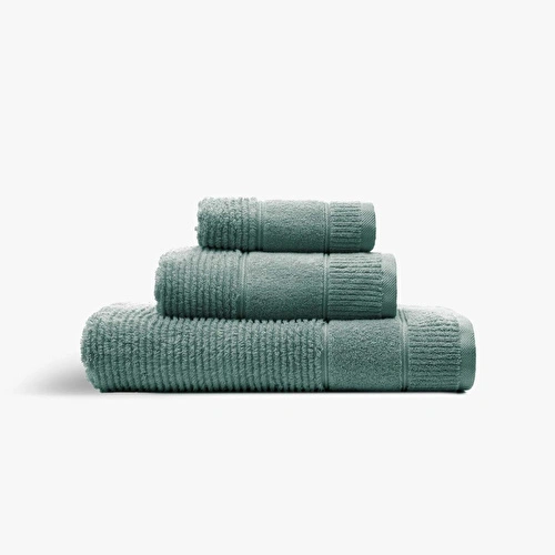 Green Black Eliza 3'lü Havlu Seti Yeşil