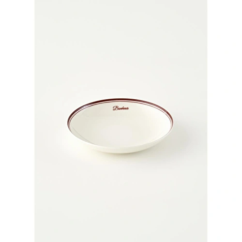 Bella Maison Bonheur Porselen Çukur Tabak Bordo (20 Cm) Bordo