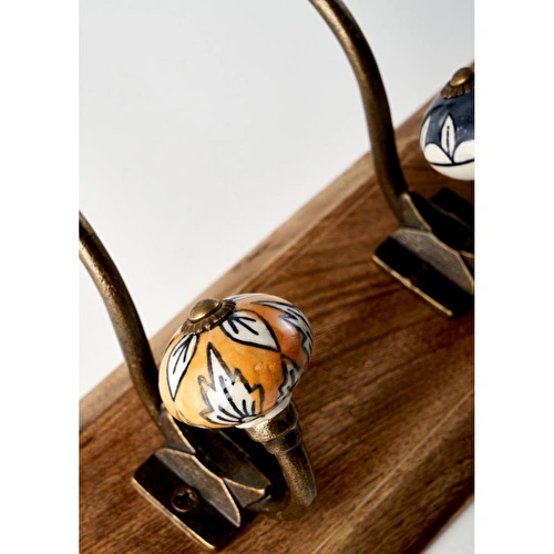 Bella Maison Burros Mango Ağacı Duvar Askılığı Naturel (44x19x11 Cm) Naturel