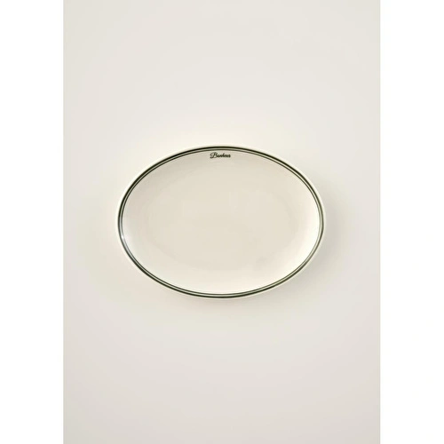 Bella Maison Bonheur Porselen Sunum Tabağı Yeşil (31 Cm) Yeşil