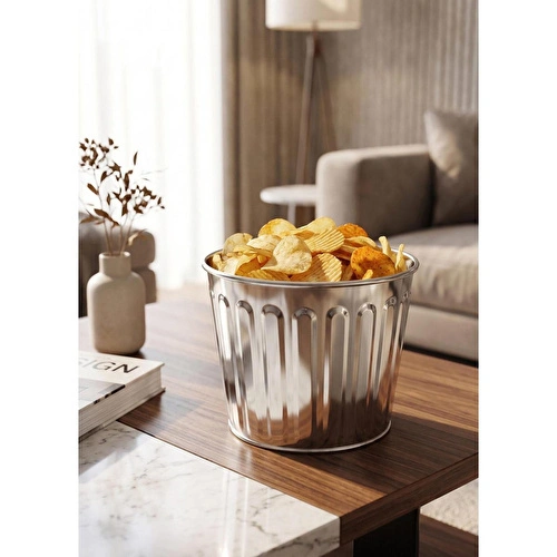 The Mia Popcorn Ve Cips Kasesi Krom