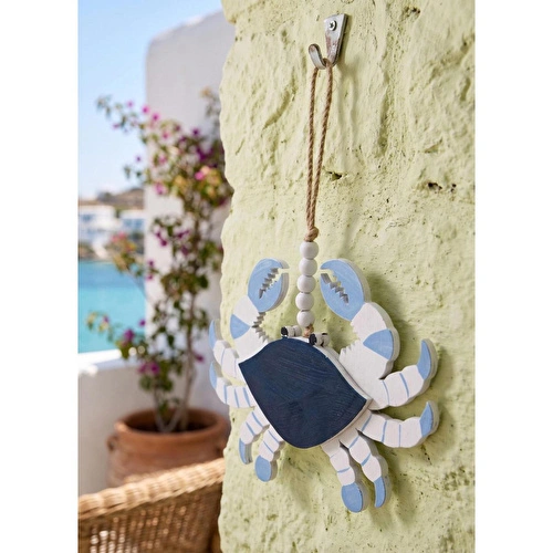 The Mia Retro Marin Yengeç Asmalı Duvar Objesi16 Cm
