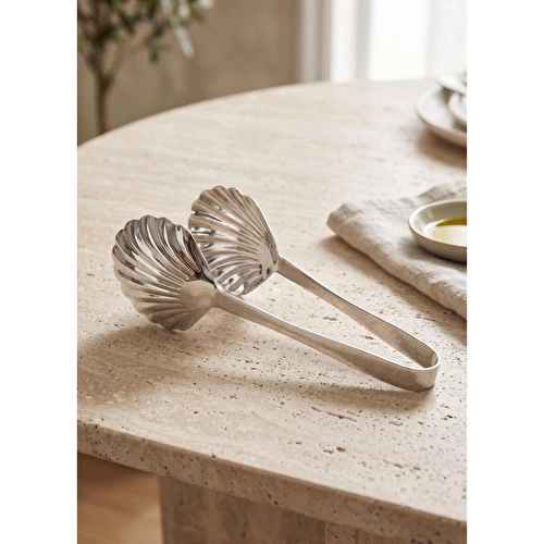 The Mia Ostrica Salata Maşası Gümüş 24 Cm