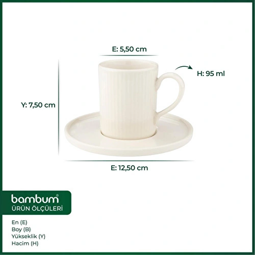 Bambum Icon - 2'li Kahve Fincan Takımı