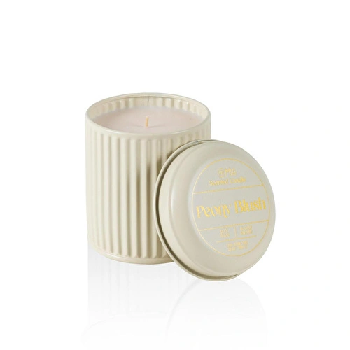The Mia Calm Peony Blush Kokulu Krem Kapaklı Mum 830 Gr 12