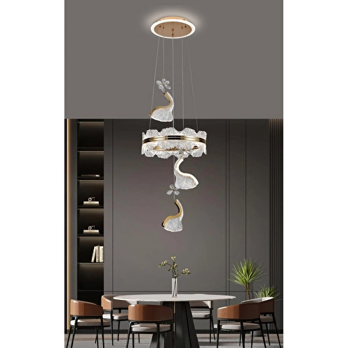 Apliqa Liliana 3'lü Gold Led Avi̇ze