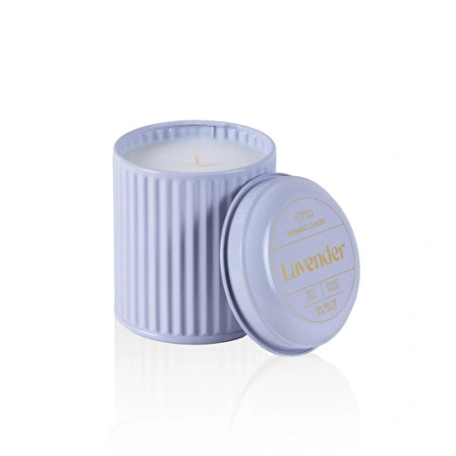 The Mia Calm Lavanta Kokulu Lila Kapaklı Mum 830 Gr 12x10