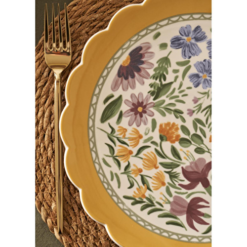 Bella Maison Bianca New Bone 6'lı Servis Tabağı Seti (26 Cm)