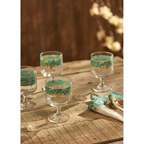 Bella Maison Van Gogh Almond Blossom Cup 4’lü Turkuaz (300 Cc)