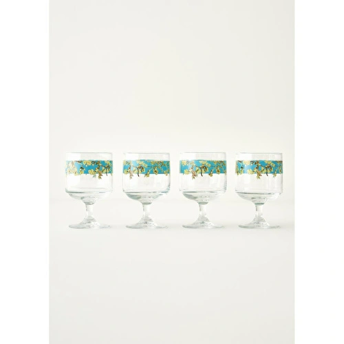 Bella Maison Van Gogh Almond Blossom Cup 4’lü Turkuaz (300 Cc)