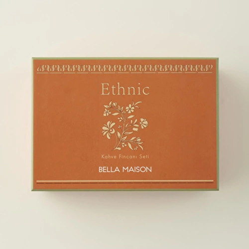 Bella Maison Ethnic 6'lı Kahve Fincanı Seti (90 Cc)
