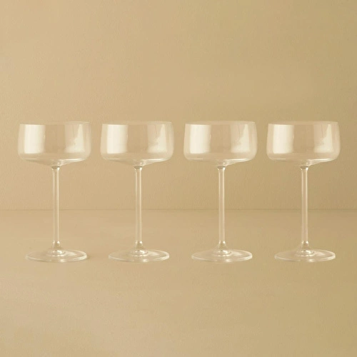 Bella Maison Shape Cup 4'lü Naturel (220 Cc)