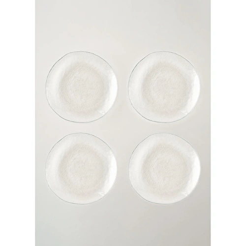 Bella Maison Kronos Servis Tabağı 4'lü Naturel (28 Cm)