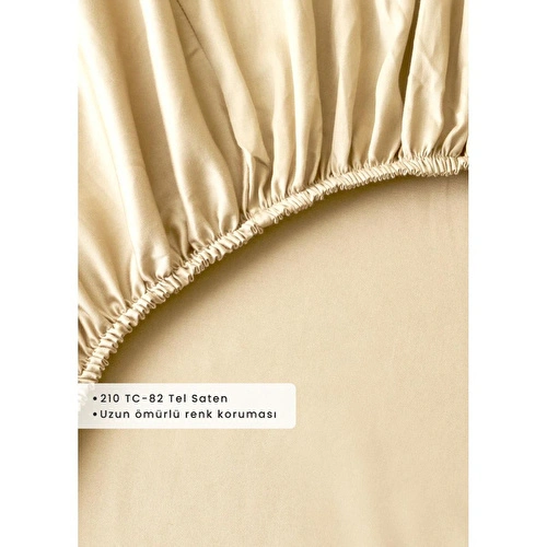 Bella Maison Premium Tencel Çift Kişilik Lastikli Saten Çarşaf (160x200x35)