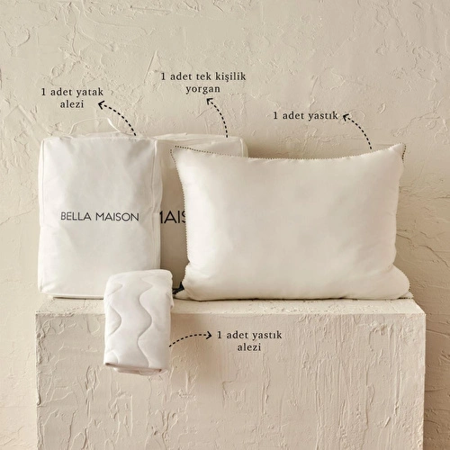 Bella Maison Bambu 4 Parça Tek Kişilik Uyku Seti