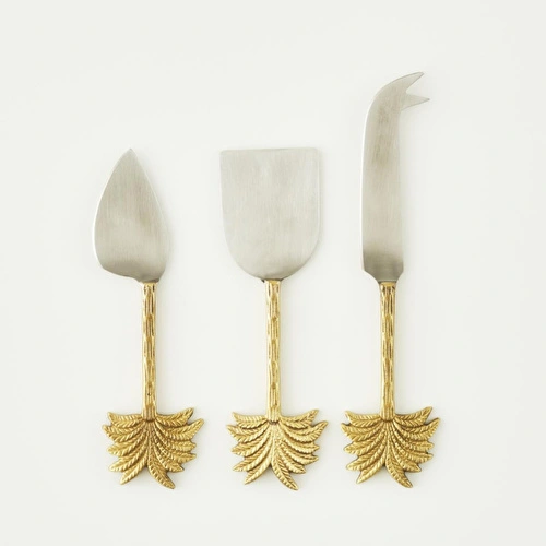 Bella Maison Palm Peynir Bıçağı Seti Gold Gold