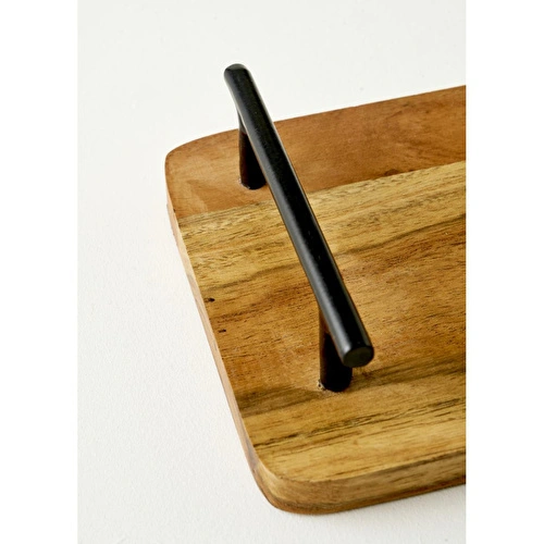 Bella Maison Eliffe Dekoratif Tepsi Naturel (30x15x5 Cm) Naturel