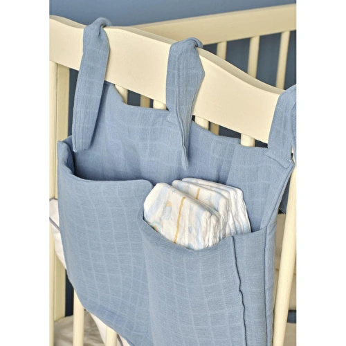 Bella Maison %100 Pamuk Marine Beşik Organizer (30x40 Cm) Çok Renkli