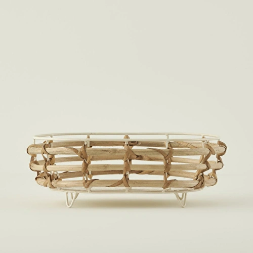 Bella Maison Dawn Oval Sepet Naturel (33x23x11 Cm) Naturel