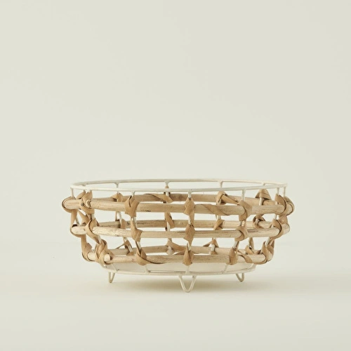 Bella Maison Dawn Yuvarlak Sepet Naturel (27x12 Cm) Naturel