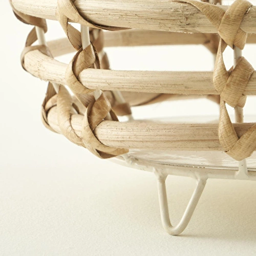 Bella Maison Dawn Yuvarlak Sepet Naturel (27x12 Cm) Naturel