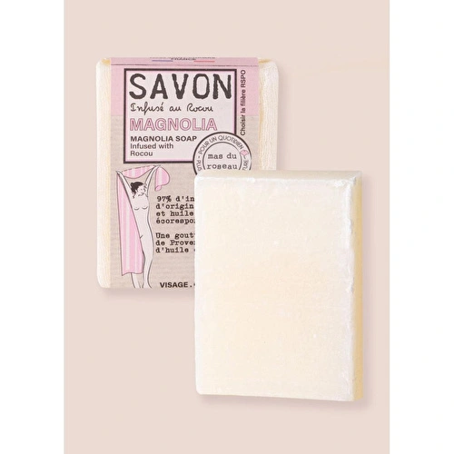 The Mia Mas Du Roseau Magnolia Scented Herbal Soap | Manolya Sabunu 100g