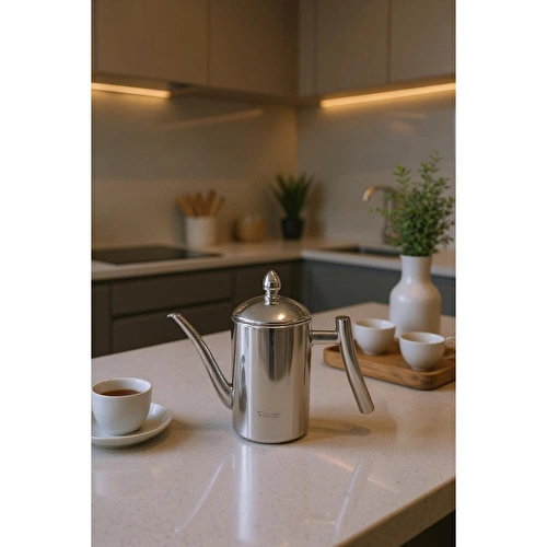 Bambum Zed Çok Amaçlı Çelik Demlik Yağlık Yağdanlık 500ml