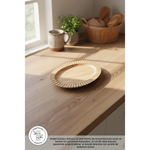 Bambum Crumble Oval Tabak Küçük