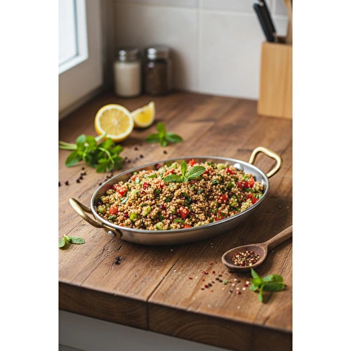 Bambum Fornello Çelik Oval Sunum 22 Cm